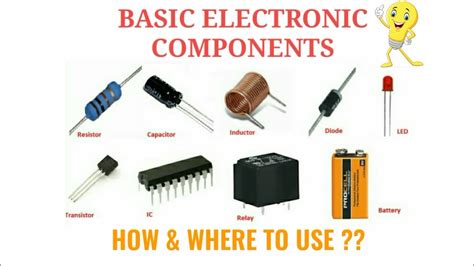list of electronic components|Introduction to Electronic Components: Beginners Guide.